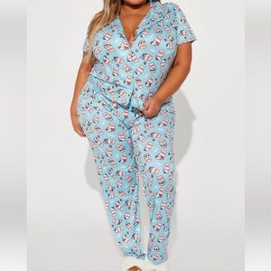 🎉Host Pick🎉➕Hello Kitty X Cup Noodle All Over PJ Pant Set